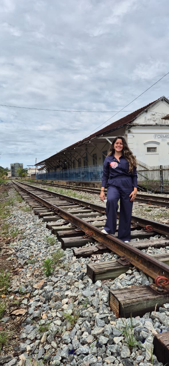 Jacque Silva em visita ao interior de Minas Gerais